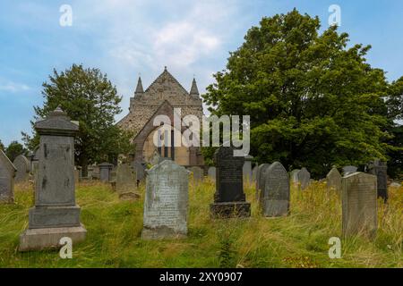 St Machar's Cathedral è una chiesa di Scozia a Aberdeen, Scozia, situata nell'ex burgh di Old Aberdeen. Foto Stock