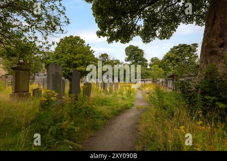 St Machar's Cathedral è una chiesa di Scozia a Aberdeen, Scozia, situata nell'ex burgh di Old Aberdeen. Foto Stock