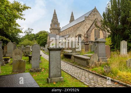 St Machar's Cathedral è una chiesa di Scozia a Aberdeen, Scozia, situata nell'ex burgh di Old Aberdeen. Foto Stock