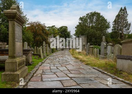 St Machar's Cathedral è una chiesa di Scozia a Aberdeen, Scozia, situata nell'ex burgh di Old Aberdeen. Foto Stock