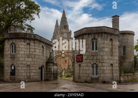 St Machar's Cathedral è una chiesa di Scozia a Aberdeen, Scozia, situata nell'ex burgh di Old Aberdeen. Foto Stock