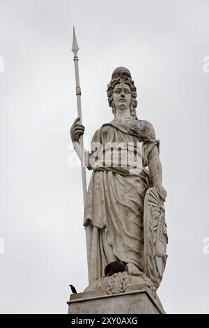 Buenos Aires, Argentina. 17 dicembre 2023. Monumento della piramide di maggio situato in Plaza de Mayo a Buenos Aires, Argentina. Foto Stock