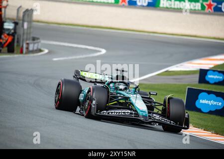 Zandvoort, Paesi Bassi. 22-25 agosto 2024. Formula 1: Heineken, Gran Premio d'Olanda. Sabato. #18, Lance STROLL, CAN, team Aston Martin Aramco Formula 1, Foto Stock