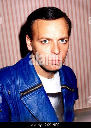 Gary Numan a Londra intorno al 1985 Foto Stock