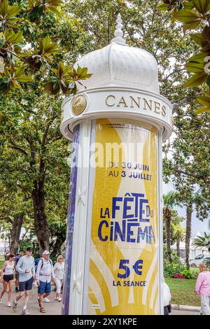 Cannes Francia, Costa Azzurra, Costa Azzurra, Centro Croisette, Palais des Festivals et des Congres, Palazzo del Festival di Cannes, centro congressi cen Foto Stock