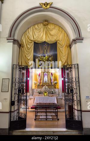 La cappella della Vergine del Rosario di Rio Plata e Paypaya nella Cattedrale di San Salvador de Jujuy, Argentina. Foto Stock