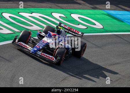 Zandvoort, Paesi Bassi. 22-25 agosto 2024. Formula 1: Heineken, Gran Premio d'Olanda. Venerdì, prove libere. #22, Yuki TSUNODA, JAP, Visa Cash App RB Formul Foto Stock