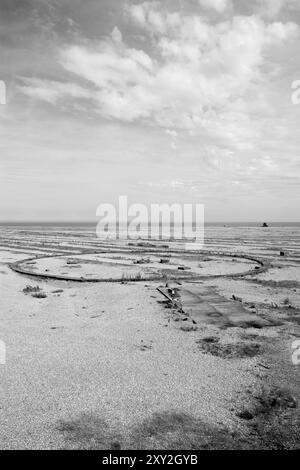 AWRE Orford Ness Bomb Ballistics Building Foto Stock