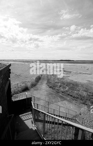 AWRE Orford Ness Bomb Ballistics Building Foto Stock