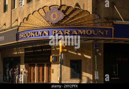 Ristrutturazione del teatro Brooklyn Paramount nel centro di Brooklyn, New York City Foto Stock