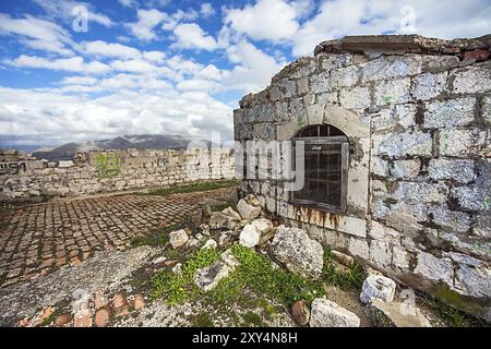 Fort Imperjal sul monte Srd a Dubrovnik Croazia Foto Stock