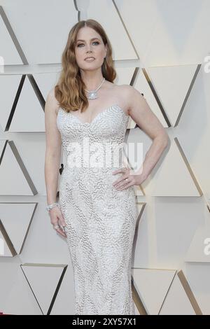 Amy Adams al 91° Annual Academy Awards tenutosi all'Hollywood and Highland di Los Angeles, USA il 24 febbraio 2019 Foto Stock