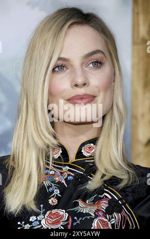 Margot Robbie alla prima di Los Angeles di "The Legend of Tarzan" tenutasi al Dolby Theatre di Hollywood, USA il 27 giugno 2016 Foto Stock