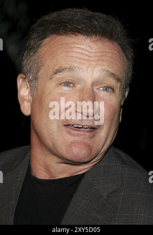 Robin Williams all'Man of the Year di Los Angeles Premiere tenutasi al Grauman's Chinese Theatre di Hollywood, USA il 4 ottobre 2006 Foto Stock