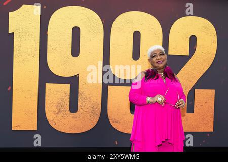 Los Angeles, Stati Uniti. 27 agosto 2024. Luenell assiste agli arrivi del "1992" dei Lionsgate Studios al Regal DTLA Theatre di Los Angeles, CALIFORNIA, il 27 agosto 2024. (Foto di Corine Solberg/Sipa USA) credito: SIPA USA/Alamy Live News Foto Stock