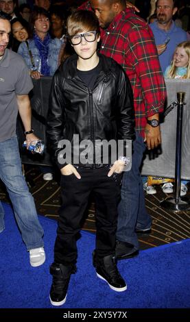 Justin Bieber alla prima di "Megamind" a Los Angeles tenutasi all'Hollywood and Highland di Hollywood, USA il 30 ottobre 2010 Foto Stock