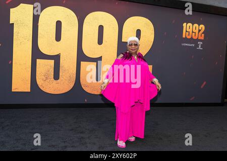 Los Angeles, Stati Uniti. 27 agosto 2024. Luenell assiste agli arrivi del "1992" dei Lionsgate Studios al Regal DTLA Theatre di Los Angeles, CALIFORNIA, il 27 agosto 2024. (Foto di Corine Solberg/Sipa USA) credito: SIPA USA/Alamy Live News Foto Stock