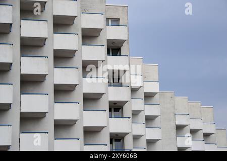 Hotel sulla costa baltica polacca Foto Stock