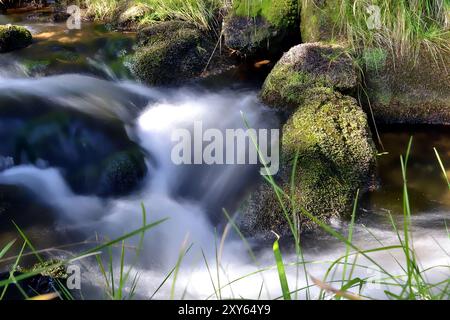 Cascata ai piedi del Brocken Foto Stock