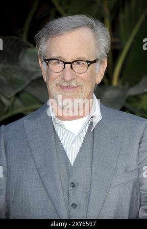 Steven Spielberg in occasione della prima di Los Angeles di "Jurassic World: Fallen Kingdom", tenutasi il 12 giugno presso la Walt Disney Concert Hall di Los Angeles, USA, Foto Stock