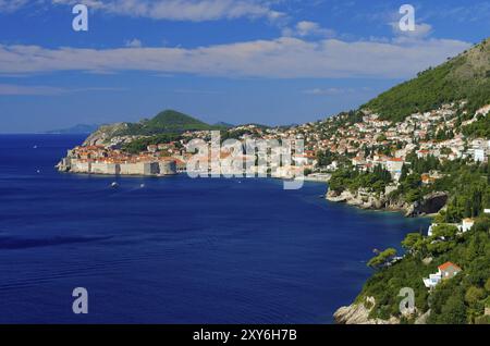 Dubrovnik dall'alto, vista di Dubrovnik 39 Foto Stock