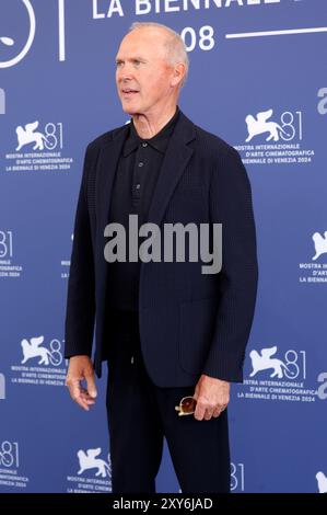 Michael Keaton beim Photocall zum Kinofilm 'Beetlejuice Beetlejuice' auf der Biennale di Venezia 2024 / 81. Internationale Filmfestspiele von Venedig in Palazzo del Casinò. Venedig, 28.08.2024 Foto Stock