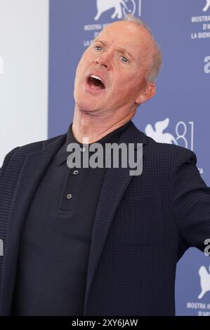 Michael Keaton beim Photocall zum Kinofilm 'Beetlejuice Beetlejuice' auf der Biennale di Venezia 2024 / 81. Internationale Filmfestspiele von Venedig in Palazzo del Casinò. Venedig, 28.08.2024 Foto Stock