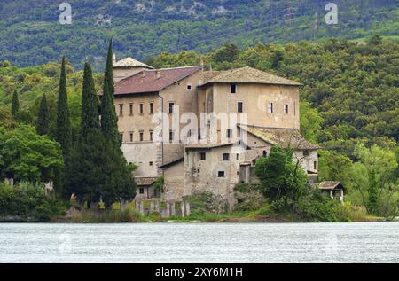 Castel Toblino 01 Foto Stock