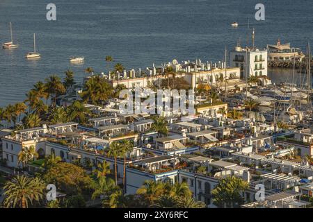 Puerto de Mogan, Gran Canaria, Isole Canarie, Spagna, Puerto de Mogan, gran Canaria, Isole Canarie, Spagna, Europa Foto Stock