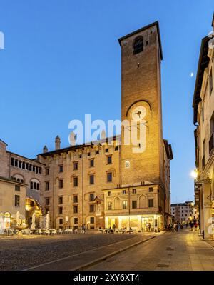 Palazzo del Podesta, Piazza Broletto, Mantova, Mantova, Italia, Europa Foto Stock