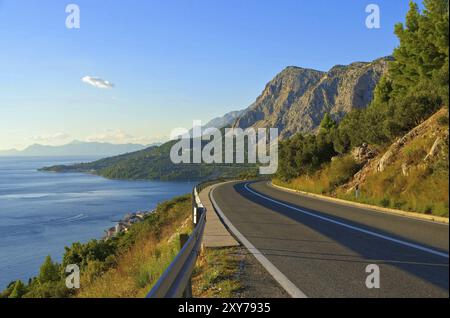 Kuestenstrasse Kroatien, strada costiera croazia 04 Foto Stock