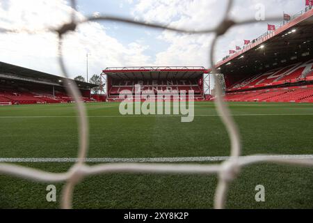 Nottingham, Regno Unito. 28 agosto 2024. Una vista generale del City Ground durante la partita della Carabao Cup Nottingham Forest vs Newcastle United al City Ground, Nottingham, Regno Unito, 28 agosto 2024 (foto di Alfie Cosgrove/News Images) a Nottingham, Regno Unito il 28/8/2024. (Foto di Alfie Cosgrove/News Images/Sipa USA) credito: SIPA USA/Alamy Live News Foto Stock