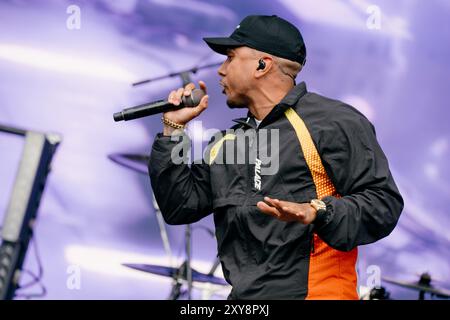 23 agosto 2024, Leeds, Regno Unito: Bru-C si esibisce sul palco principale del Leeds Festival 2024. Crediti fotografici: Thomas Jackson Foto Stock