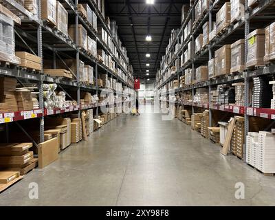 Magazzino di mobili IKEA, Stoughton, Massachusetts, Stati Uniti Foto Stock