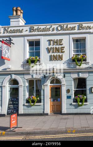 Regno Unito, Inghilterra, Kent, Tenterden, "The Vine Inn" Public House Foto Stock