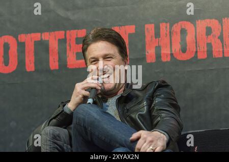 DORTMUND, GERMANIA, 8 APRILE: Attore Lochlyn Munro (Freddy vs. Jason, Scary Movie, Charmed, Riverdale) al Weekend of Hell, a two day (aprile 7-8 2018) hor Foto Stock