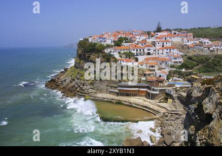 Azenhas do Mar 01 Foto Stock