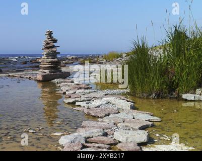 Costa a nord di Oeland Foto Stock