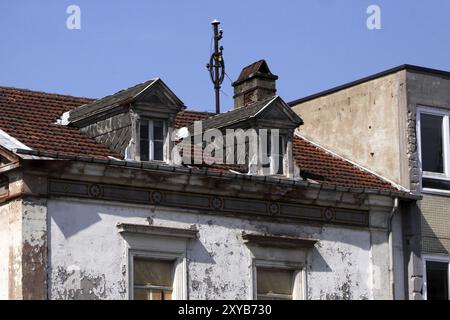 Edificio residenziale in rovina a Mettlach Foto Stock