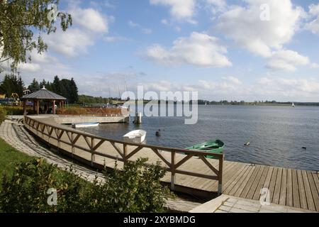 Passeggiata a Ryn Foto Stock