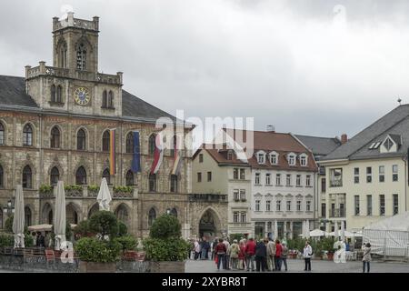 Weimar, Germania, 2014. Vista del municipio di Weimar, Germania, Europa Foto Stock