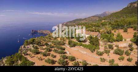 Monasterio de Miramar, Valldemossa, Maiorca, Isole baleari, Spagna, Europa Foto Stock