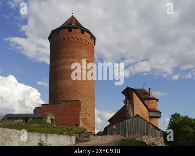 Castello di Turaida in Lettonia Foto Stock