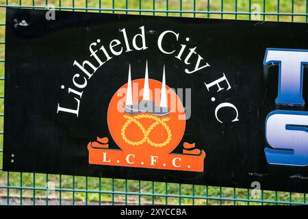 Logo Lichfield City FC Foto Stock