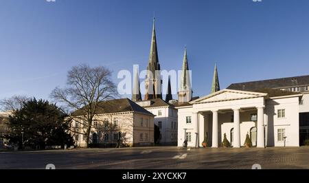 Guardia di Palazzo, Chiesa Lamberti, Schlossplatz Foto Stock