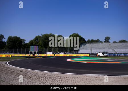 Monza, Italie. 29 agosto 2024. Illustrazione chicane durante il Gran Premio d'Italia 2024 di Formula 1 Pirelli, Gran Premio d'Italia 2024, 16° round del Campionato Mondiale di Formula 1 2024 dal 30 agosto al 1° settembre 2024 sull'autodromo Nazionale Monza, a Monza, Italia - foto Eric Alonso/DPPI Credit: DPPI Media/Alamy Live News Foto Stock