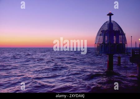 Gondola per immersioni a Zinnowitz sull'isola di Usedom Foto Stock