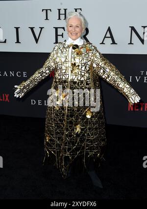 Hollywood, Stati Uniti. 28 agosto 2024. Glenn Close arriva alla prima di Netflix "The Deliverance" tenutasi al Netflix Tudum Theater di Hollywood CA. Il 28 agosto 2024 © Majil/ Credit: AFF/Alamy Live News Foto Stock