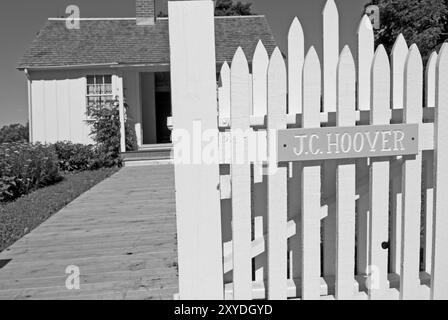 Luogo di nascita di Herbert Hoover e sito storico nazionale a West Branch, Iowa, Stati Uniti. Foto Stock