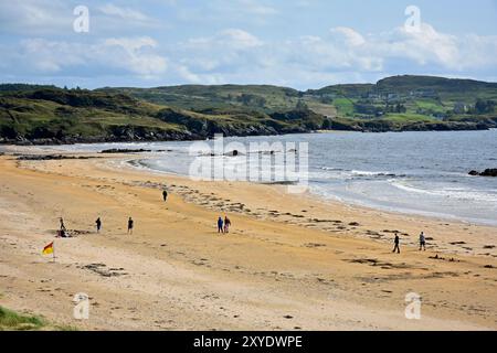 Fintragh o Fintra Beach vicino a Killybegs, Contea di Donegal, irlanda. Foto Stock